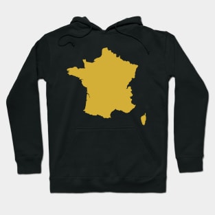 France Map Hoodie